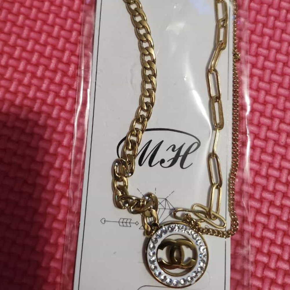 STAINLESS STEEL JUEGO DE COLLAR Y ARETES